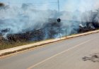 JAPIRA : Irresponsáveis colocam fogo em terreno e assustam moradores em Japira