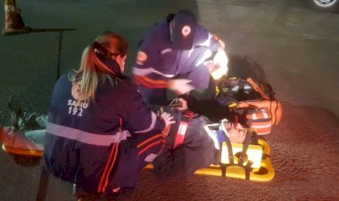 IBAITI : SAMU atende pessoa caída em via pública