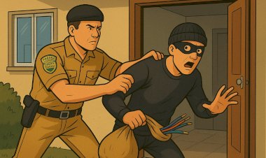 IBAITI : POLICIAL DE FOLGA FLAGRA LADRÃO EM AÇÃO E EVITA FURTO EM RESIDÊNCIA