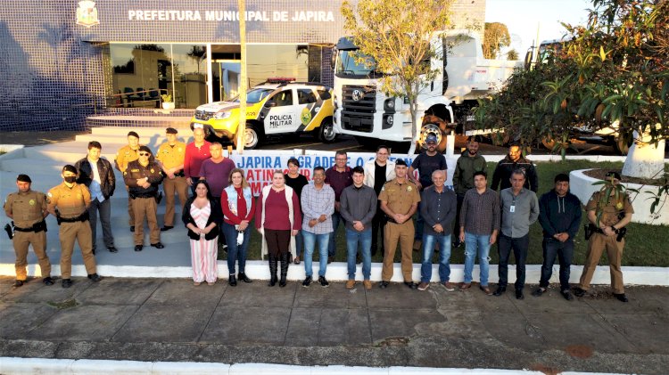 JAPIRA : Cidade de JAPIRA recebe nova Viatura para PM