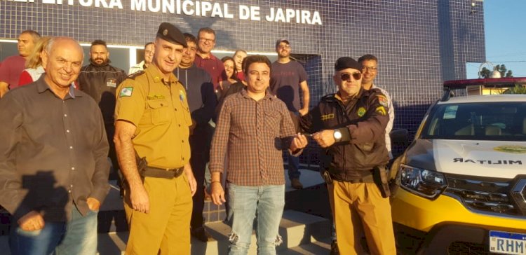 JAPIRA : Cidade de JAPIRA recebe nova Viatura para PM