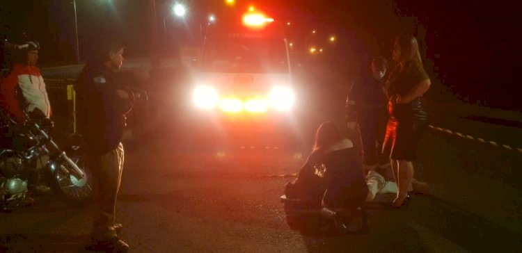 IBAITI : SAMU atende pessoa caída em via pública