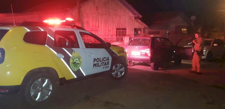 IBAITI : POLÍCIA MILITAR faz perseguição à carro FURTADO