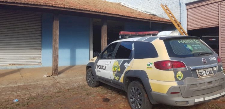 IBAITI : Loja de materiais de Construção é FURTADA em Ibaiti